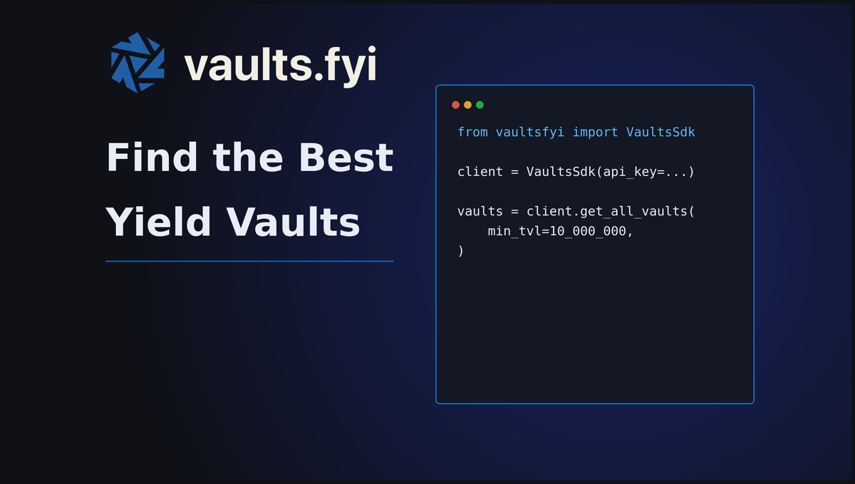 How to Find the Best Yield Vaults Programmatically