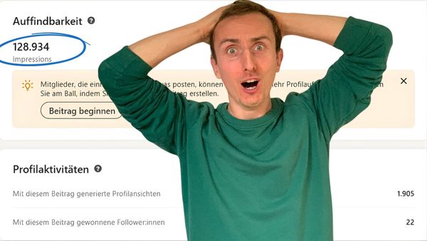 Impressionen auf LinkedIn 