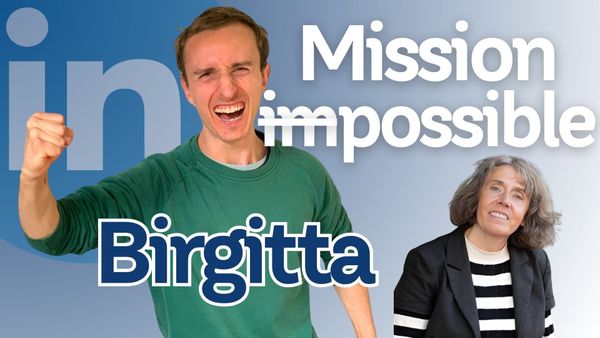 Künstler: Auf LinkedIn Kunden gewinnen (Beispiel: Birgitta Lance)