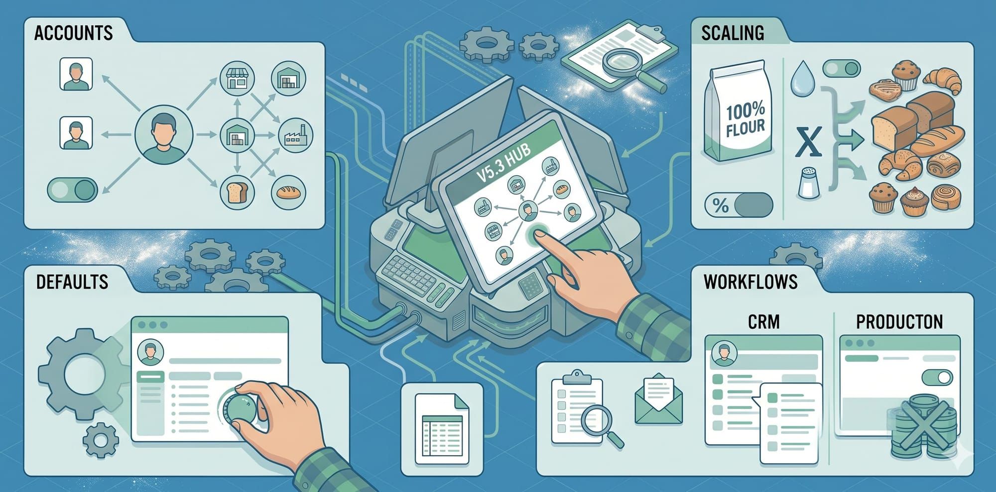 Supply’d V5.3: Multi-Account Switching, Baker's Percentages, and Smarter Workflows