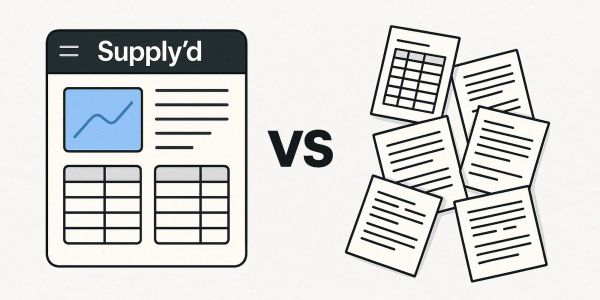 Supply’d ERP vs Spreadsheets: Why It’s Time to Move On