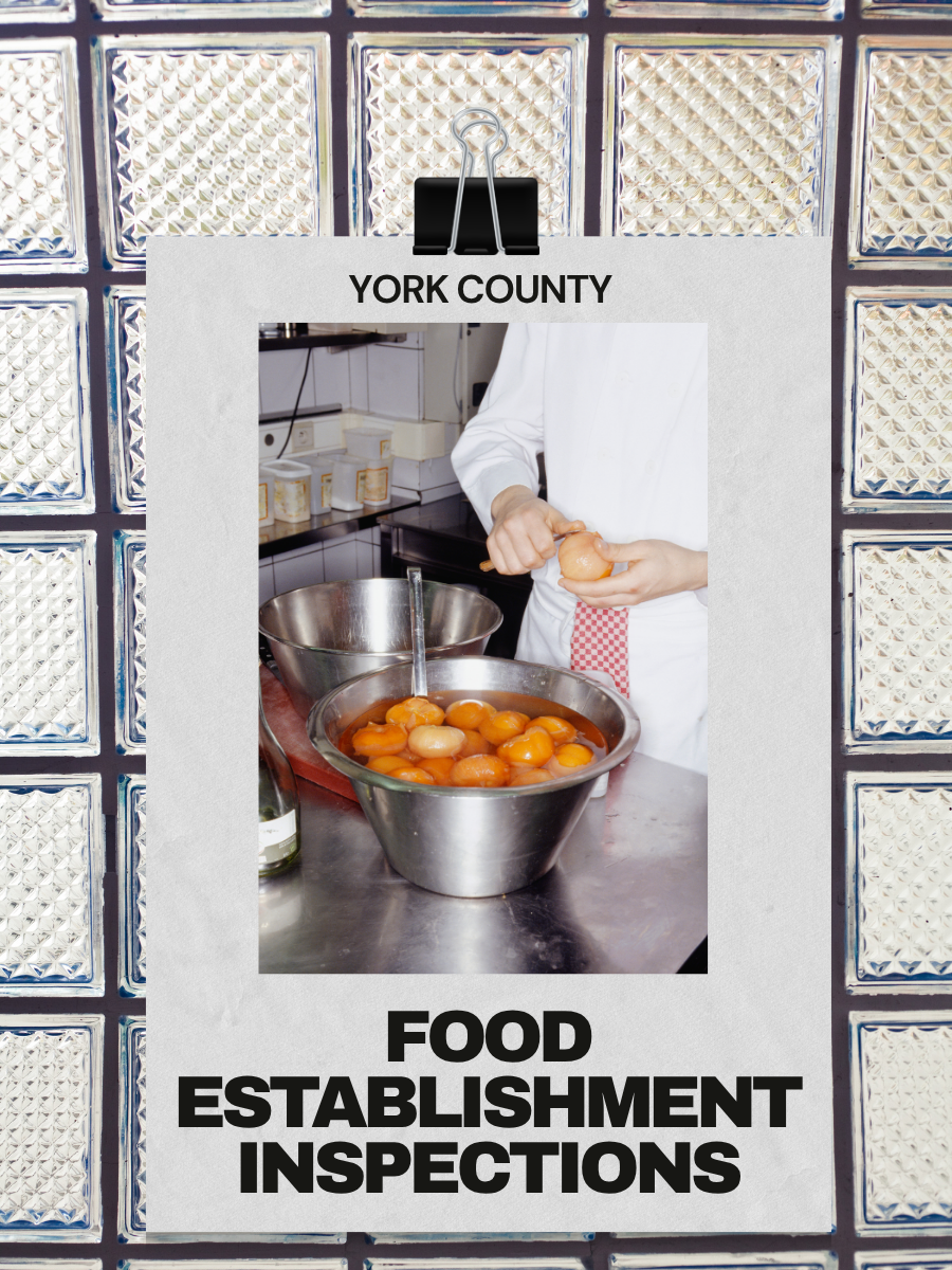 York County Food Grades: Perfect Week as All 60 Establishments Earn A Ratings