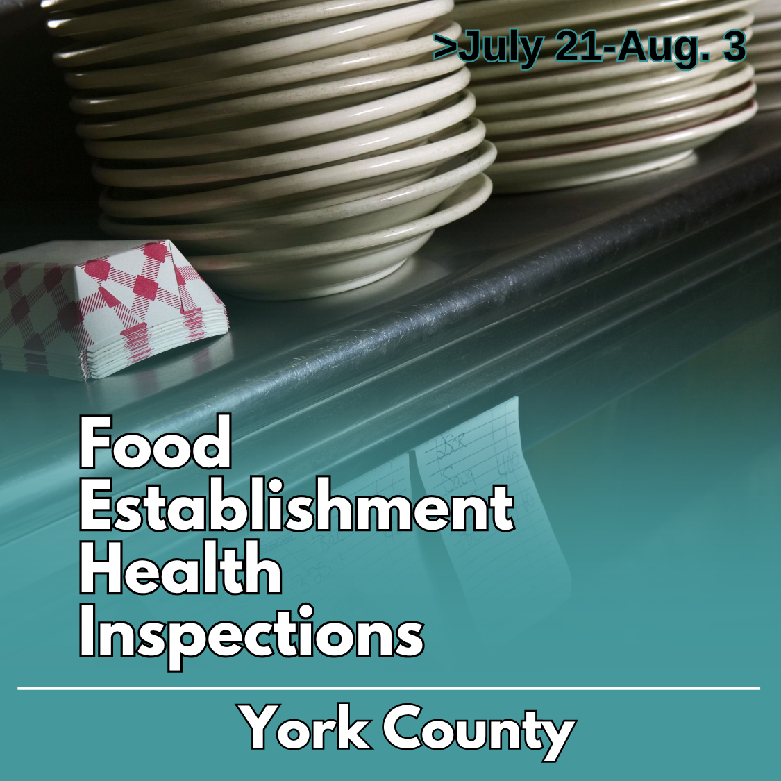York County Food Grades: Two Restaurants Receive B Grades During Reporting Period