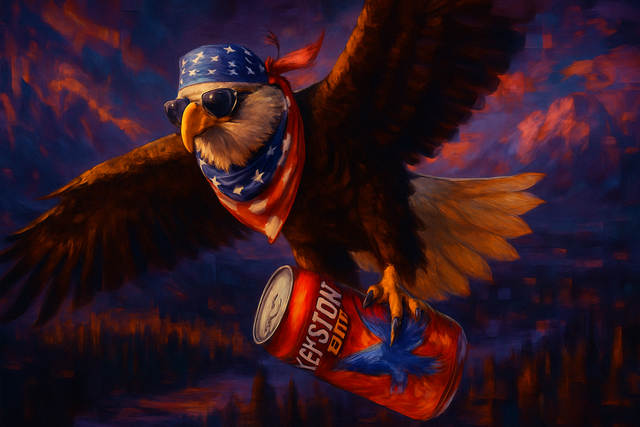 Keystone Light Wraps Itself in the Flag, This Time With Apples