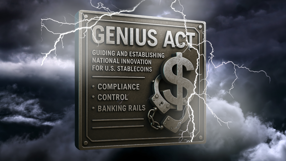 The GENIUS Act: A Regulatory Coup on Crypto Sovereignty