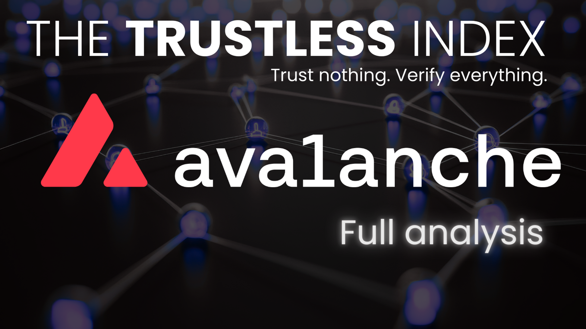 Trustless Index Analysis: Avalanche