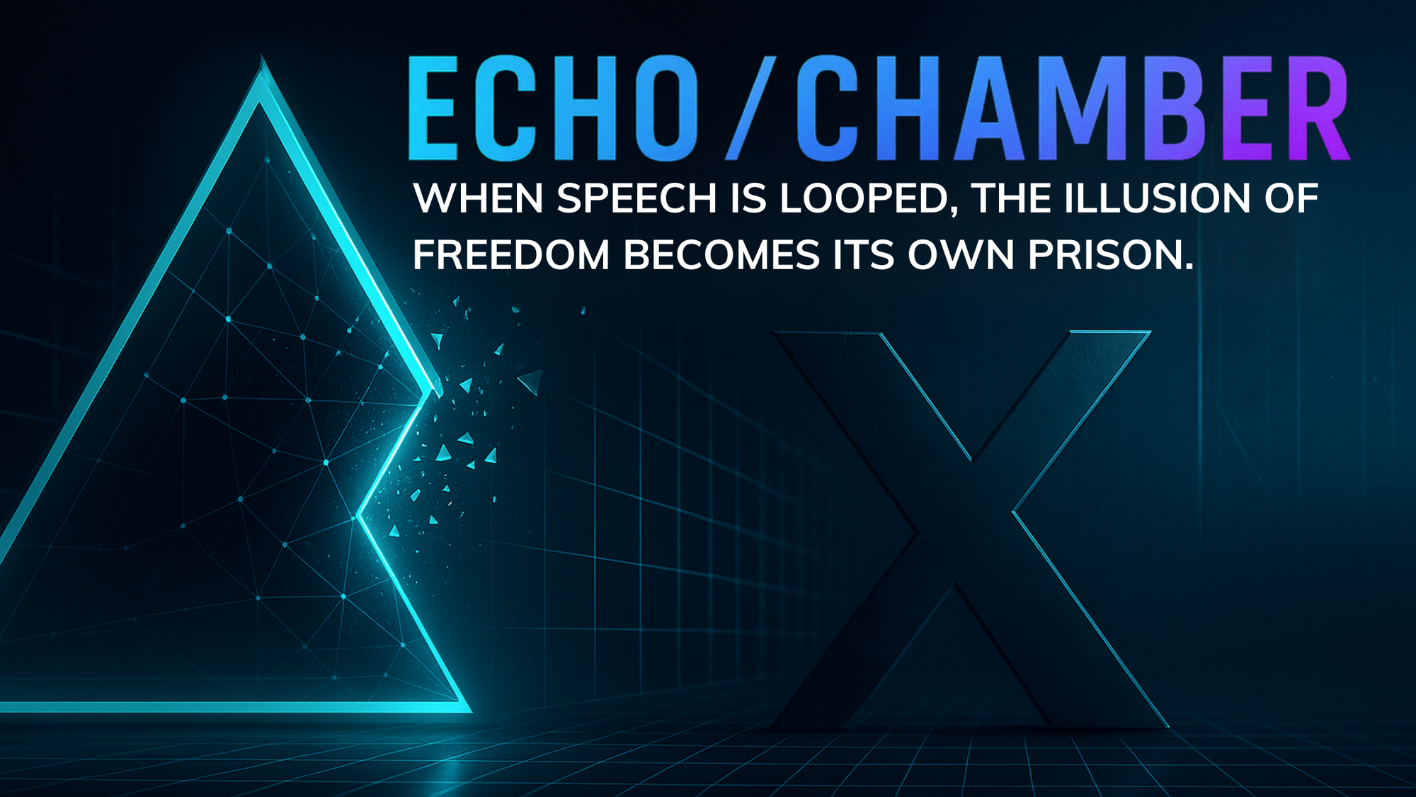 𝕏's Echo Chamber