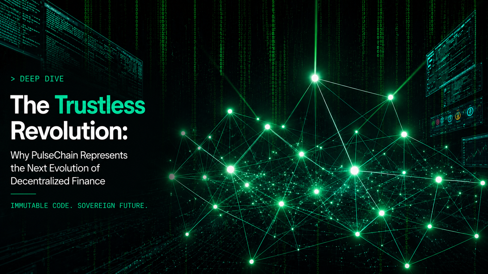 The Trustless Revolution: Why PulseChain Represents the Next Evolution of Decentralized Finance