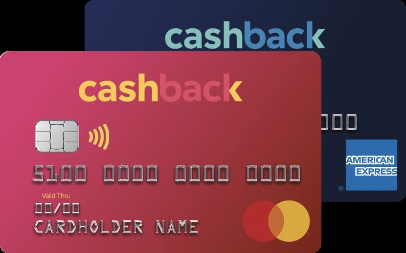 Offizielle Abbildung der Cashback American Express und Cashback World Mastercard