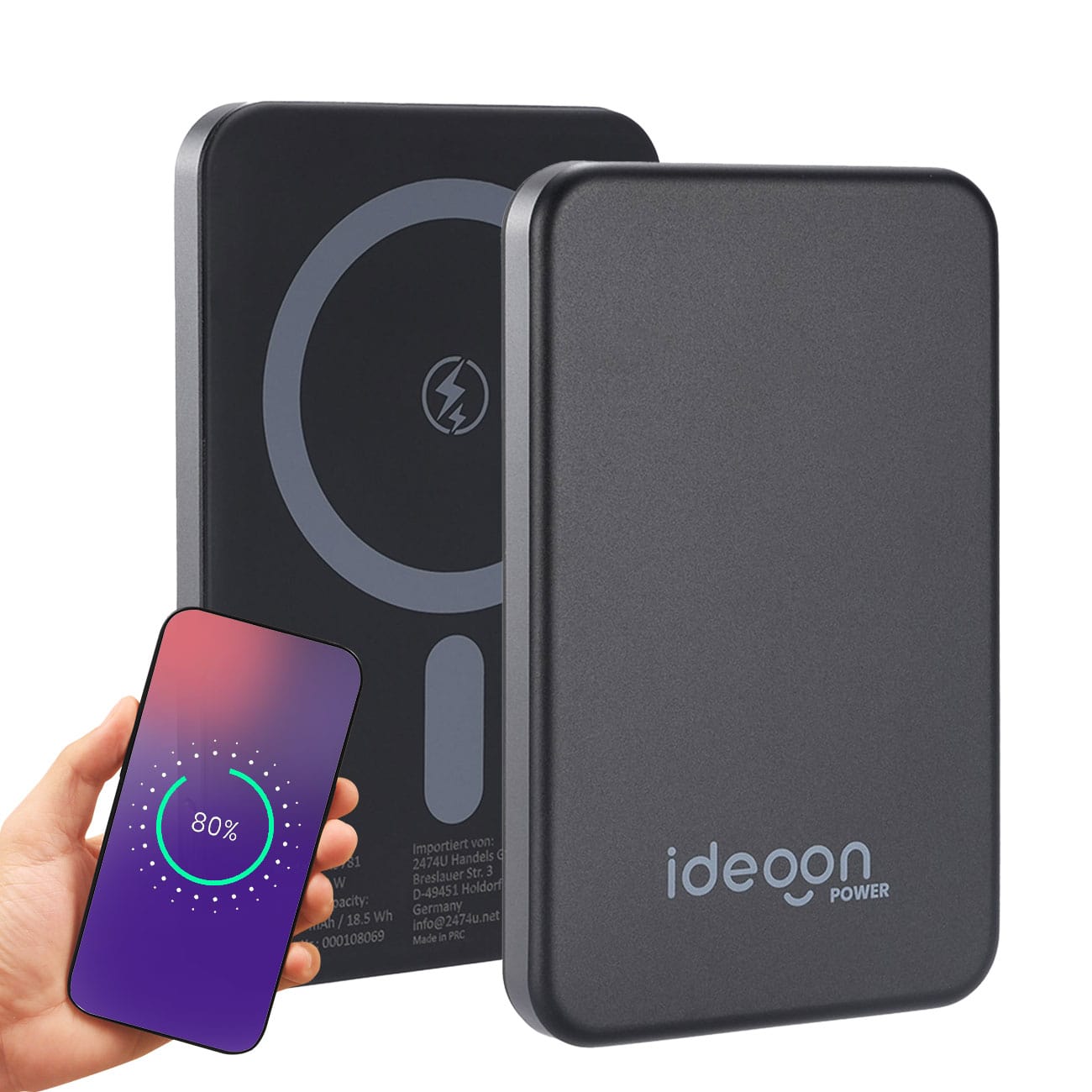 Magnetische 5000-mAh-Powerbank