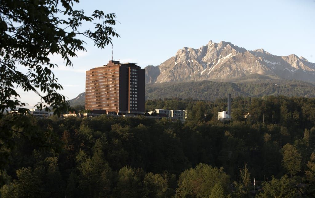 Luzerner Kantonsspital in Luzern, Archivaufnahme.
