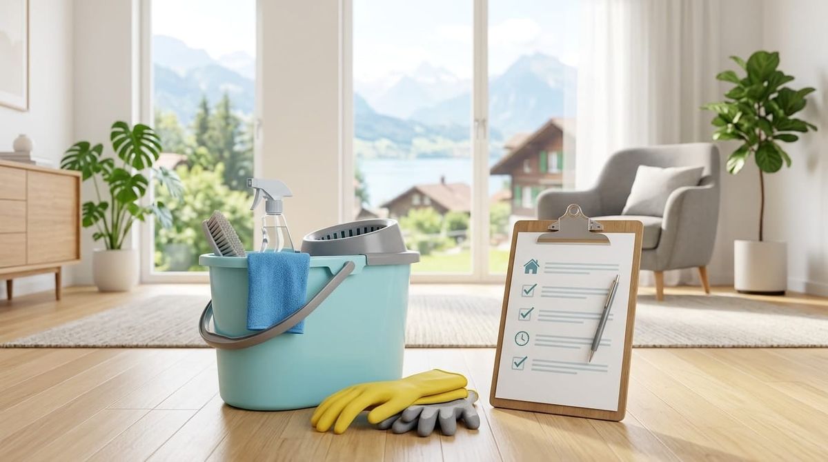 Reinigungskraft finden Schweiz - Thumbnail für Reinigungskraft finden in der Schweiz: Worauf du bei Auswahl und Auftrag achten solltest