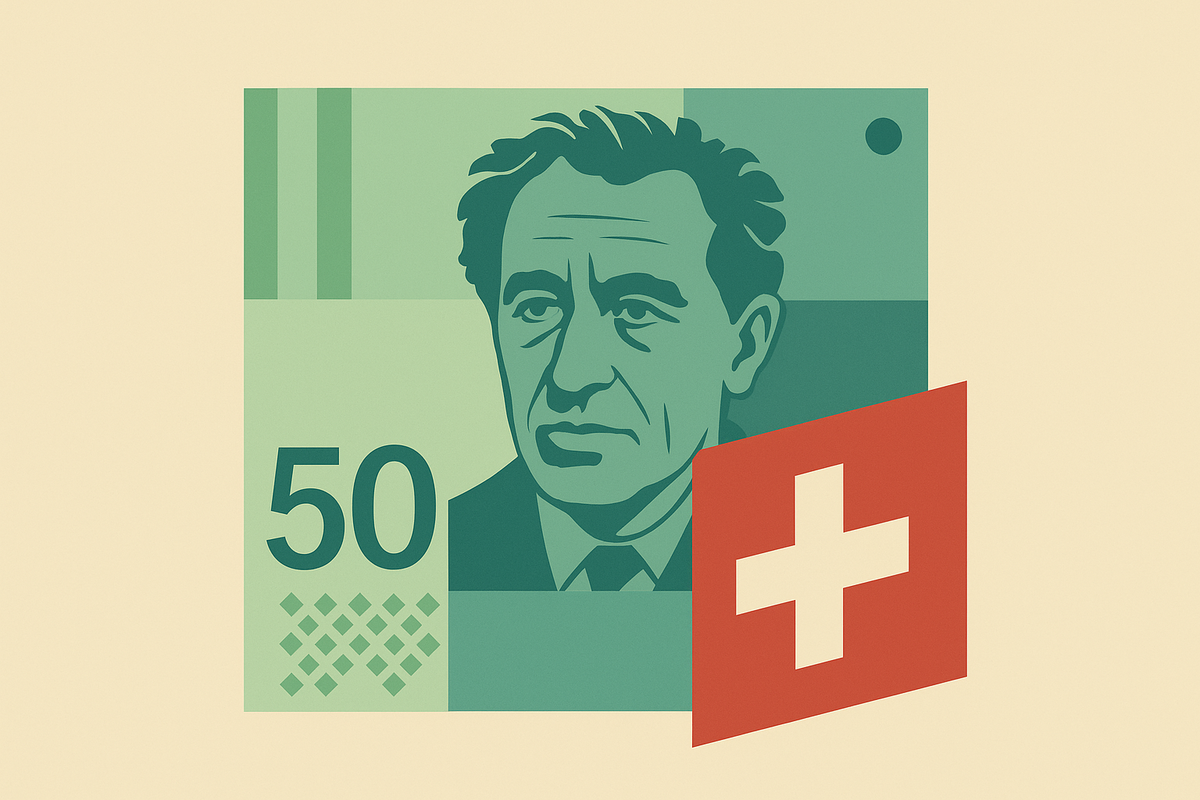 Schweizer 50 Franken Banknote Design