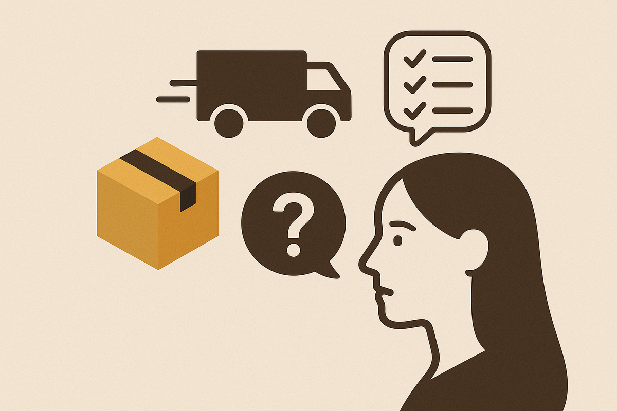 Lieferung, Paket, Fragen, Kommunikation