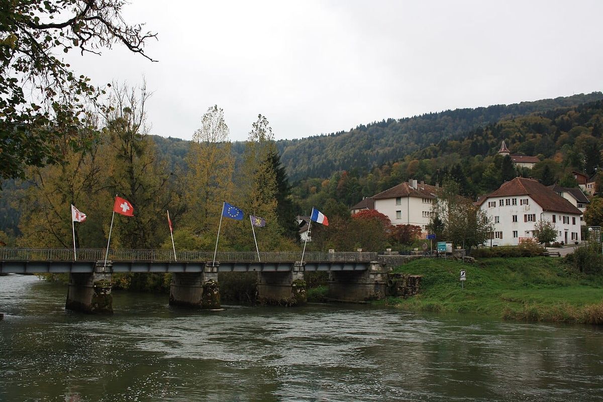 Der Doubs bei Goumois. Archivaufnahme.