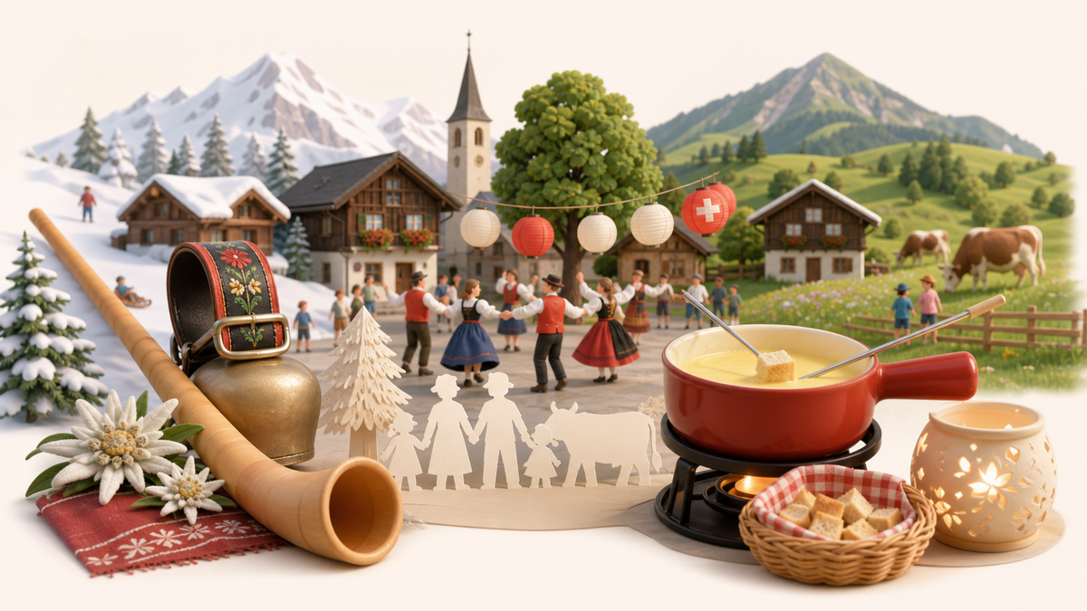 Symbolbild zum Thema schweizer traditionen auslaender kaum verstehen