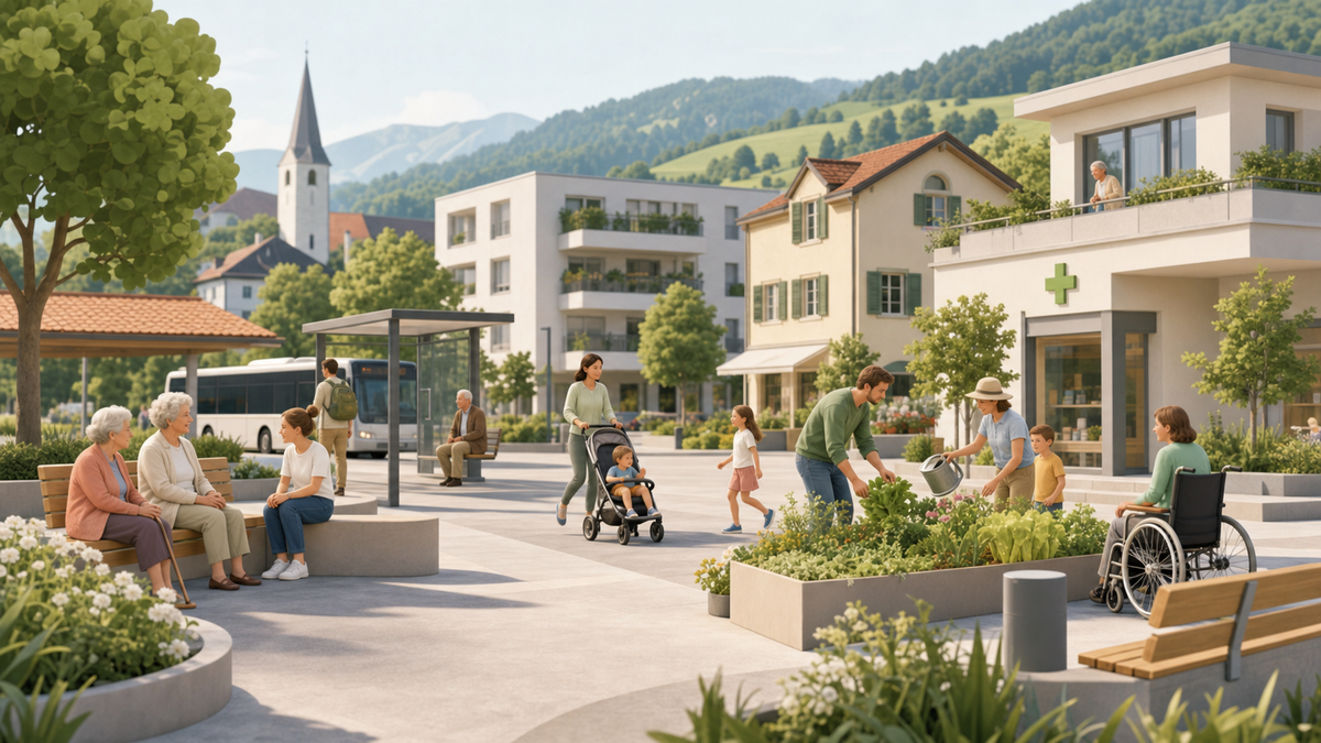Symbolbild zum Thema schweiz aelter doerfer staedte veraendern