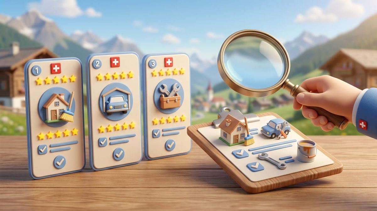 Dienstleistungen vergleichen Schweiz - Thumbnail für Dienstleistungen in der Schweiz vergleichen: Worauf Kunden wirklich achten