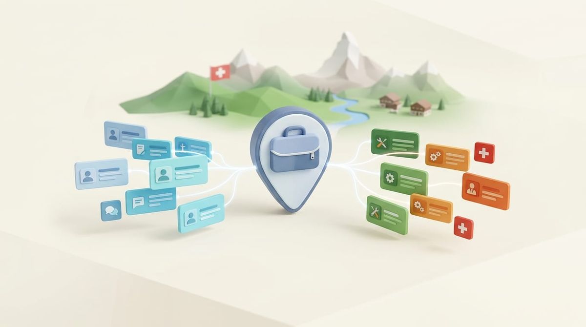 schweiz.work Plattform - Thumbnail für schweiz.work erklärt: Wie die Plattform Dienstleister und Kunden verbindet