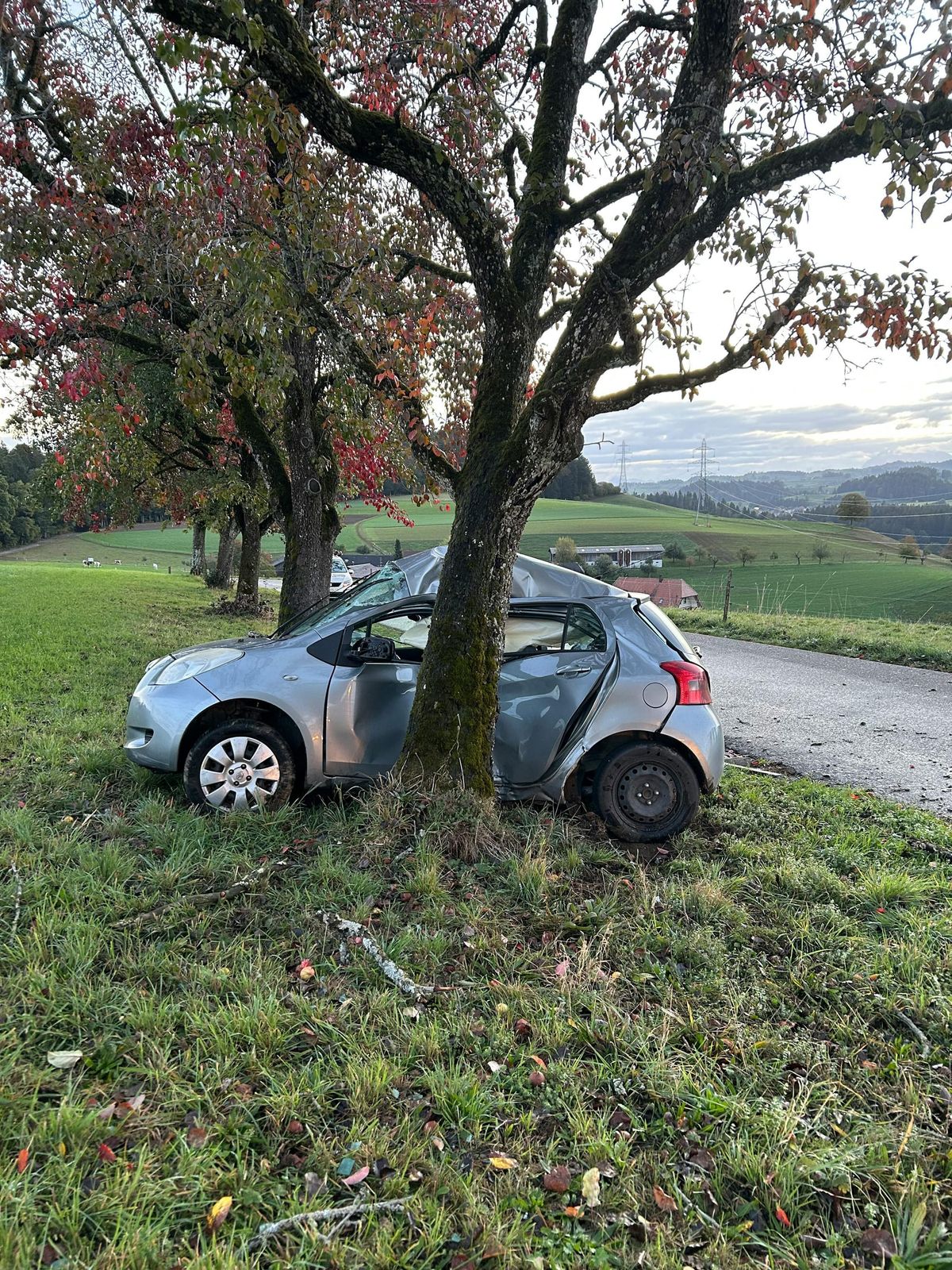 Schmidigen-Mühleweg: Mann nach Selbstunfall verletzt
