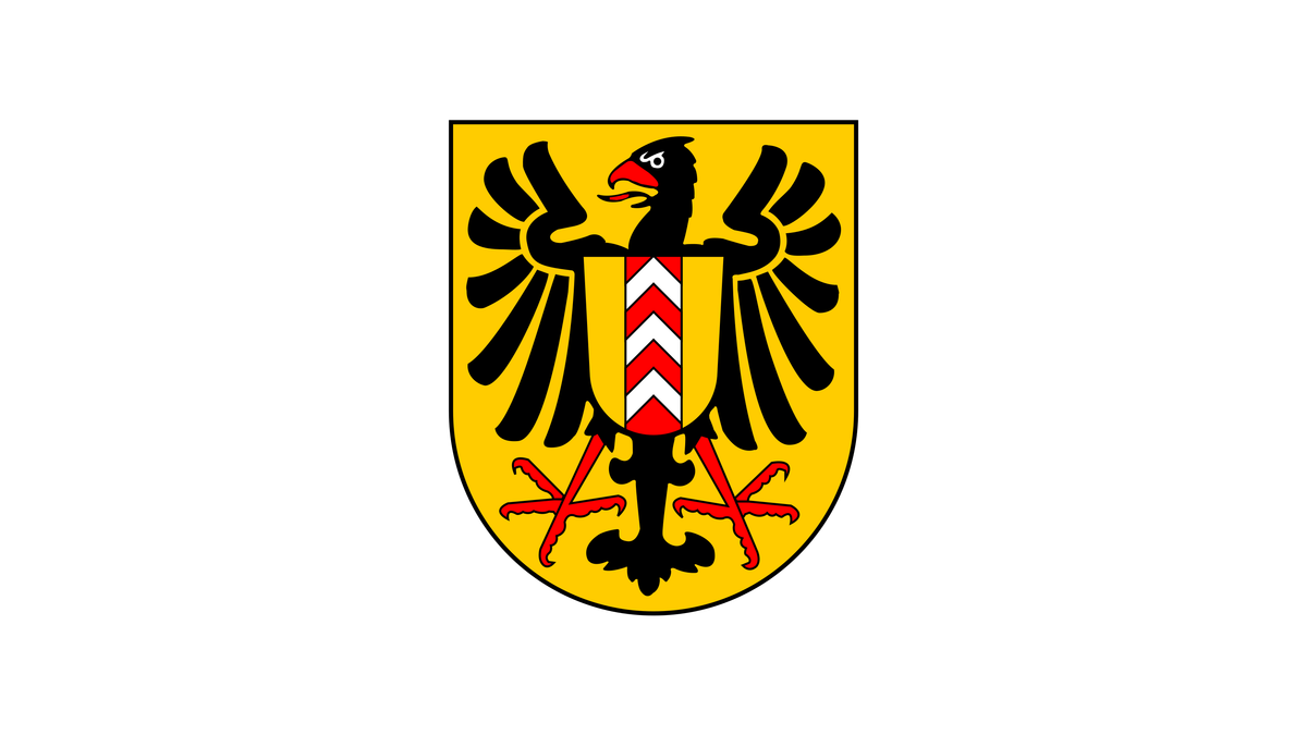 Wappen Neuenburg auf weissem Hintergrund
