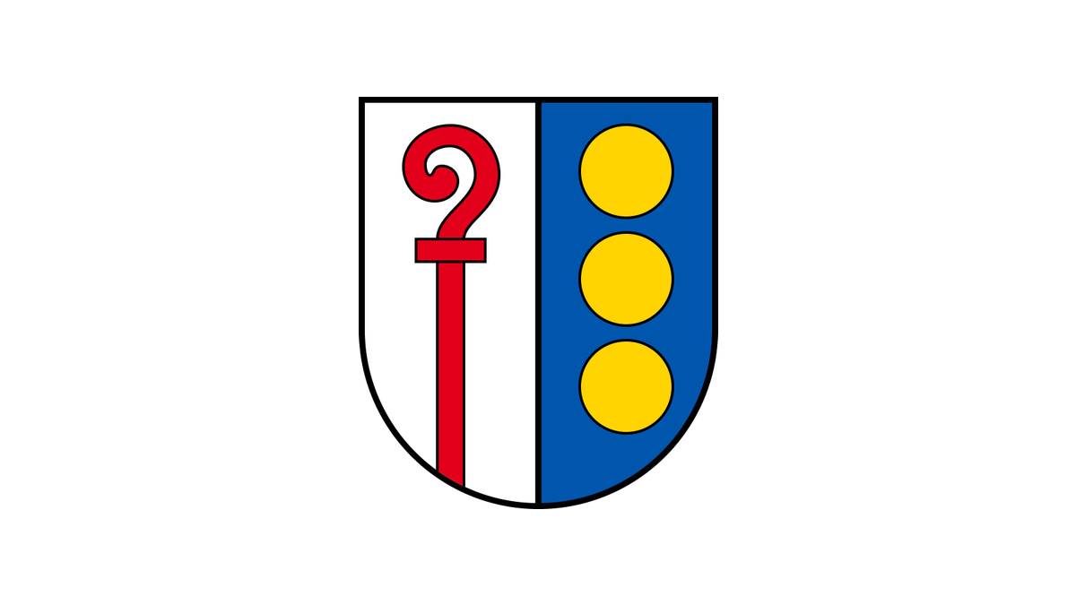Wappen Reinach auf weissem Hintergrund