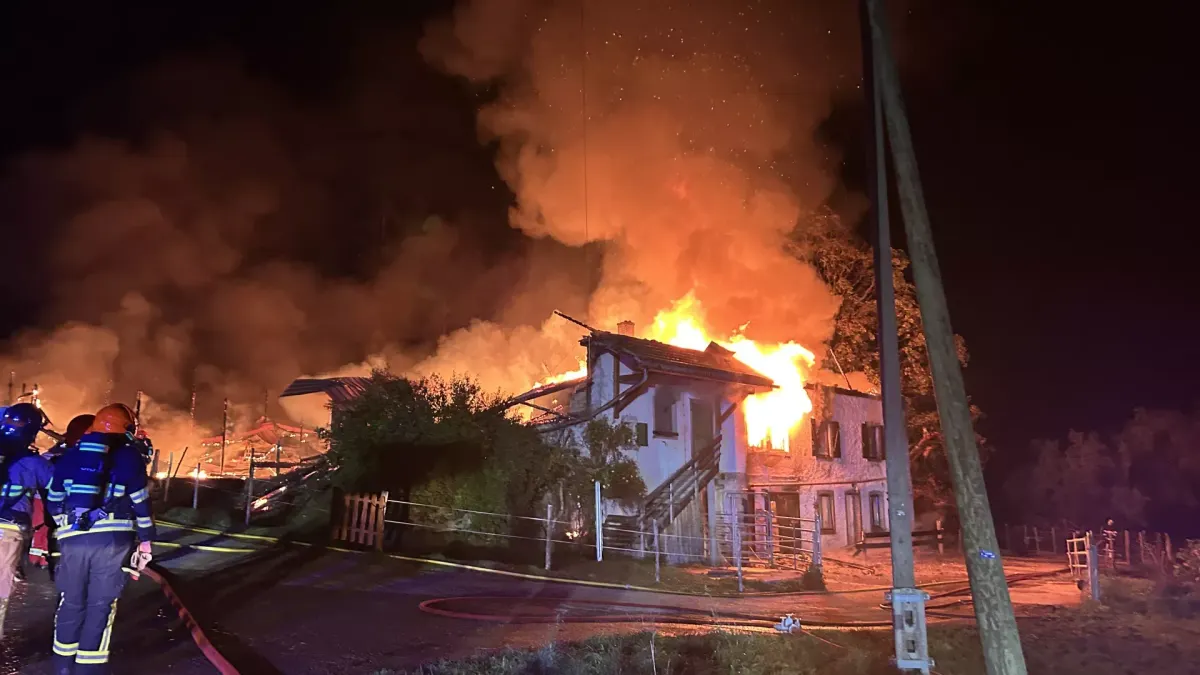 Incendie d’une ferme au Prévoux (NE)
