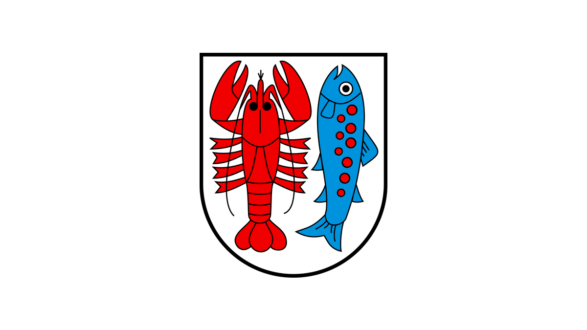 Wappen Nidau auf weissem Hintergrund