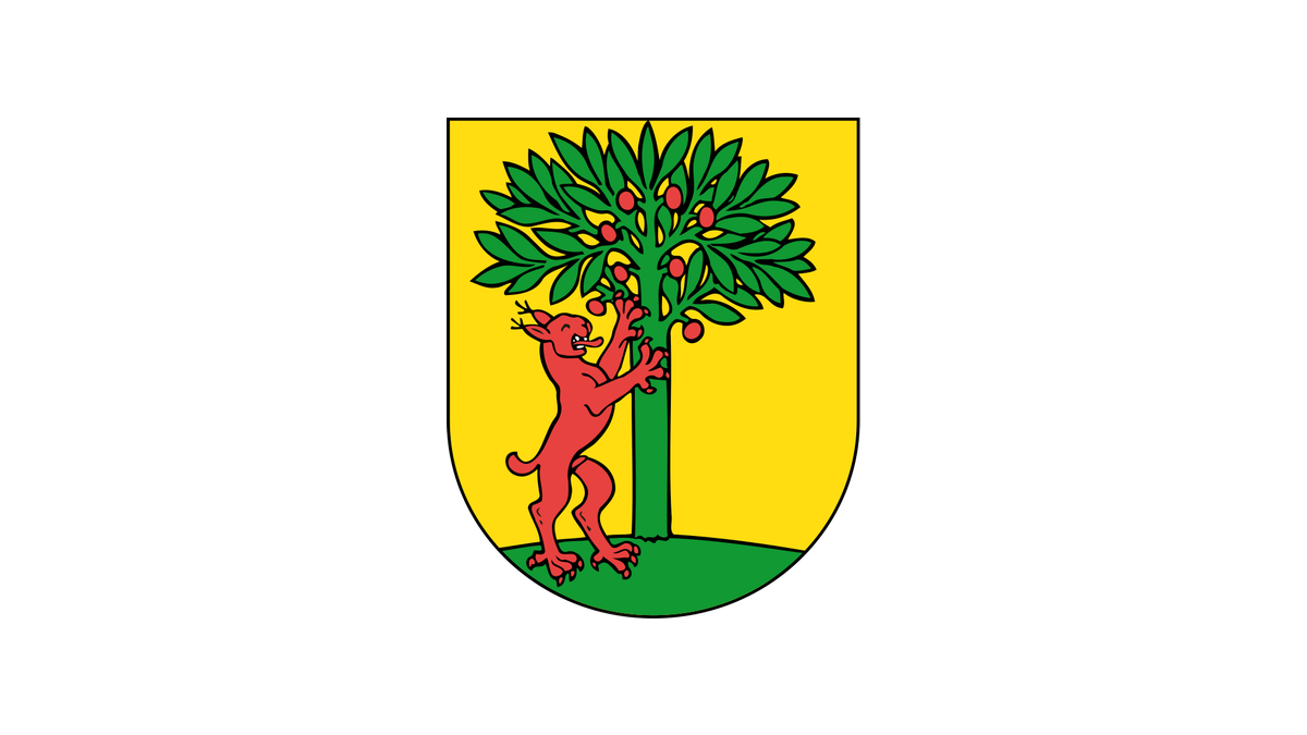 Wappen Risch auf weissem Hintergrund