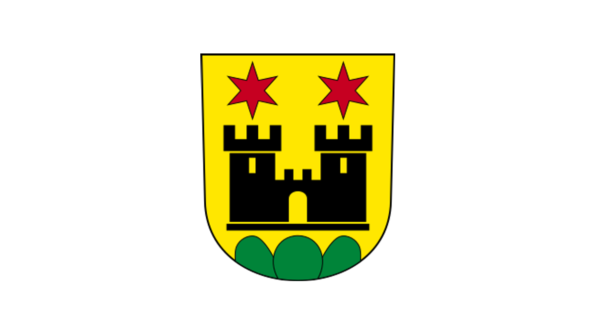 Wappen Meilen auf weissem Hintergrund