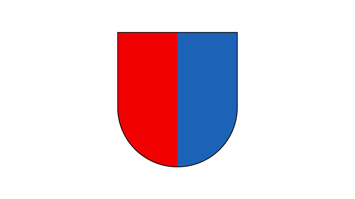 Wappen Kanton Tessin auf weissem Hintergrund