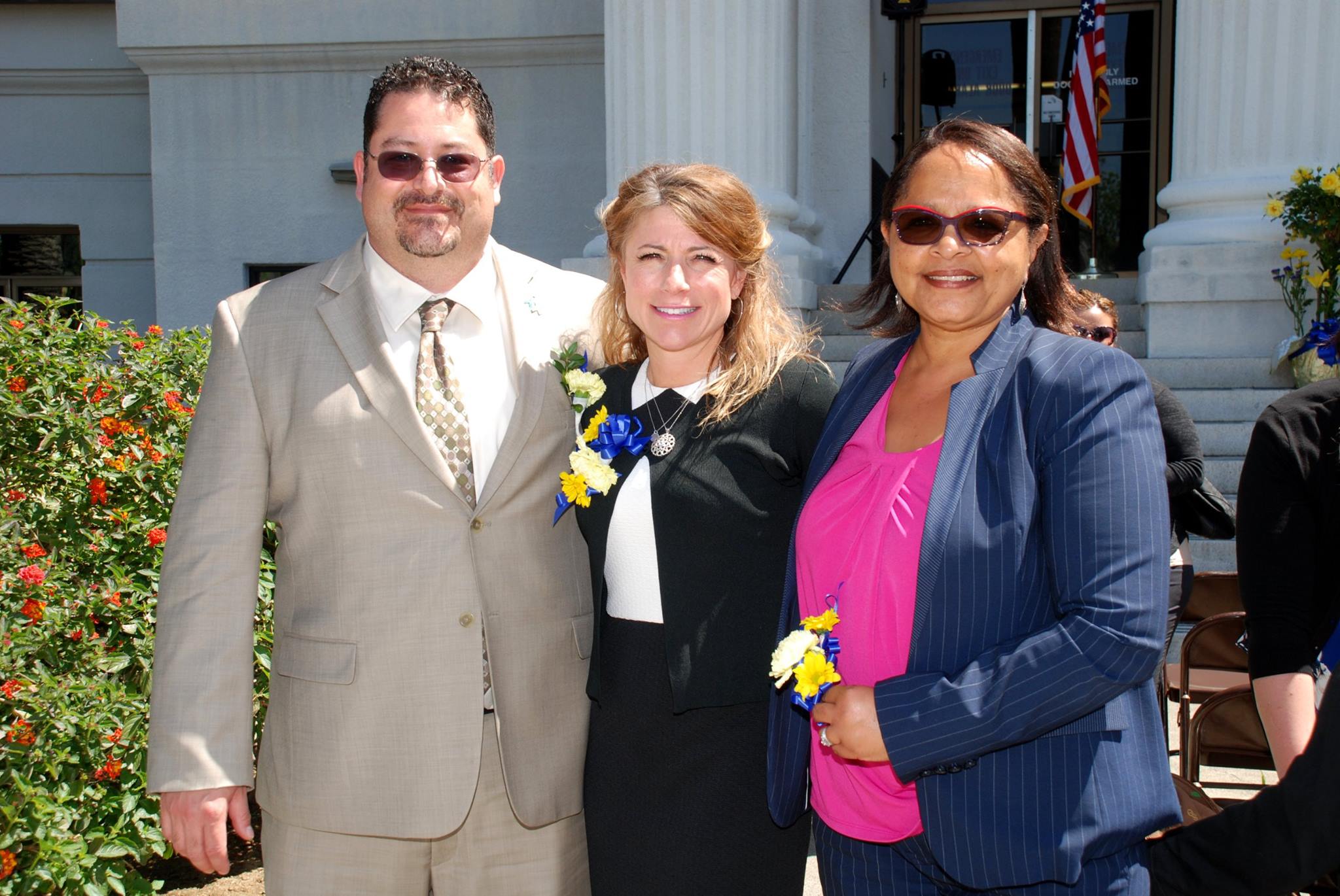 Solano DA Krishna Abrams with Chief Deputy Sharon Henry