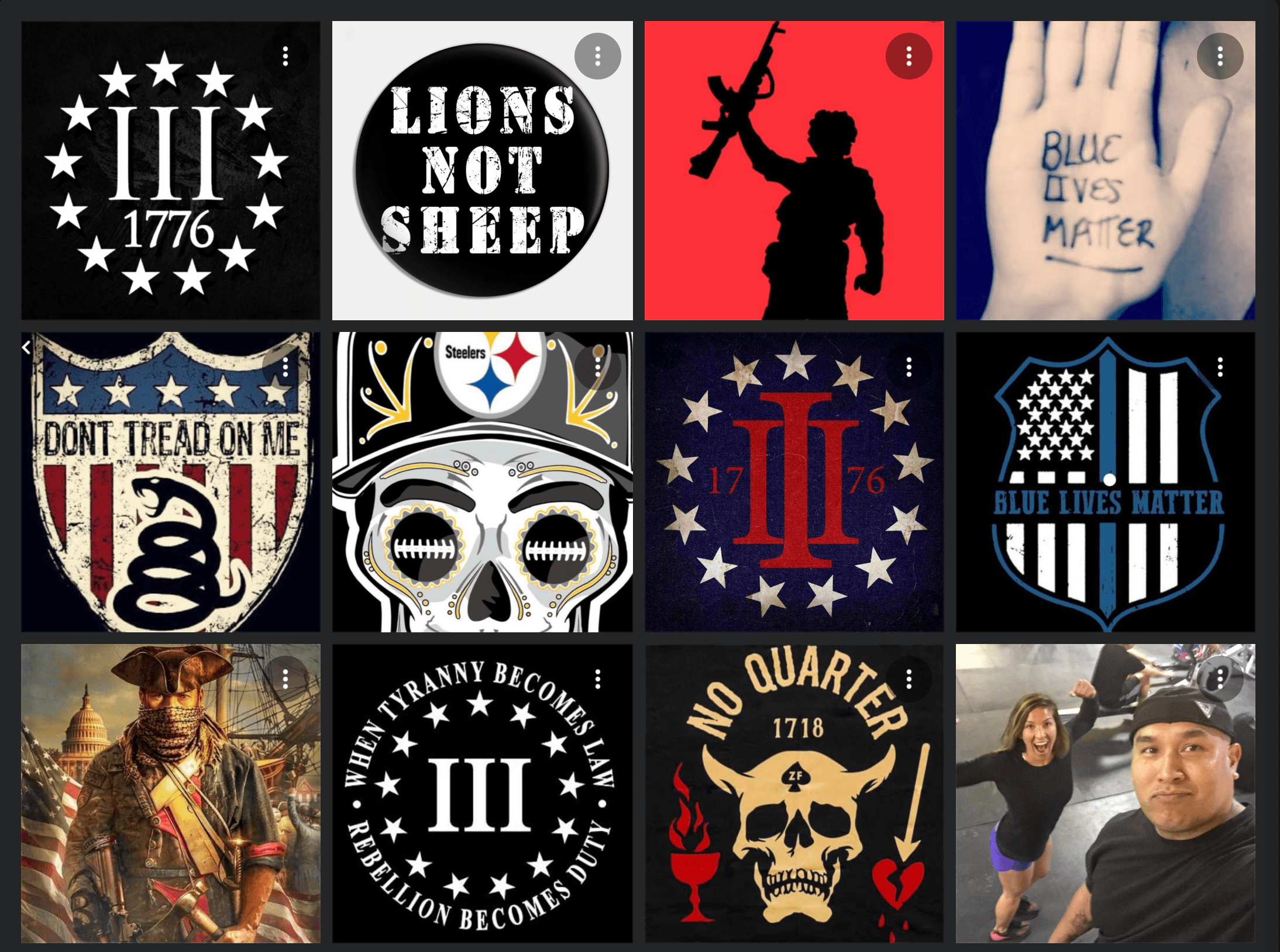 A screenshot of Solano Sheriff Deputy Dale Matsuoka's Facebook page in January 2021.