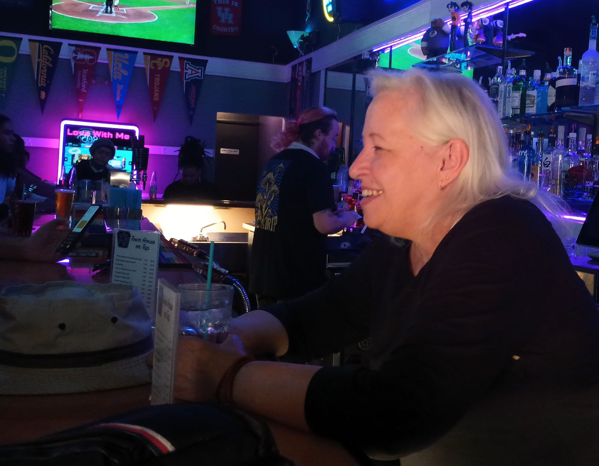 Townhouse bartender Donna Finney.