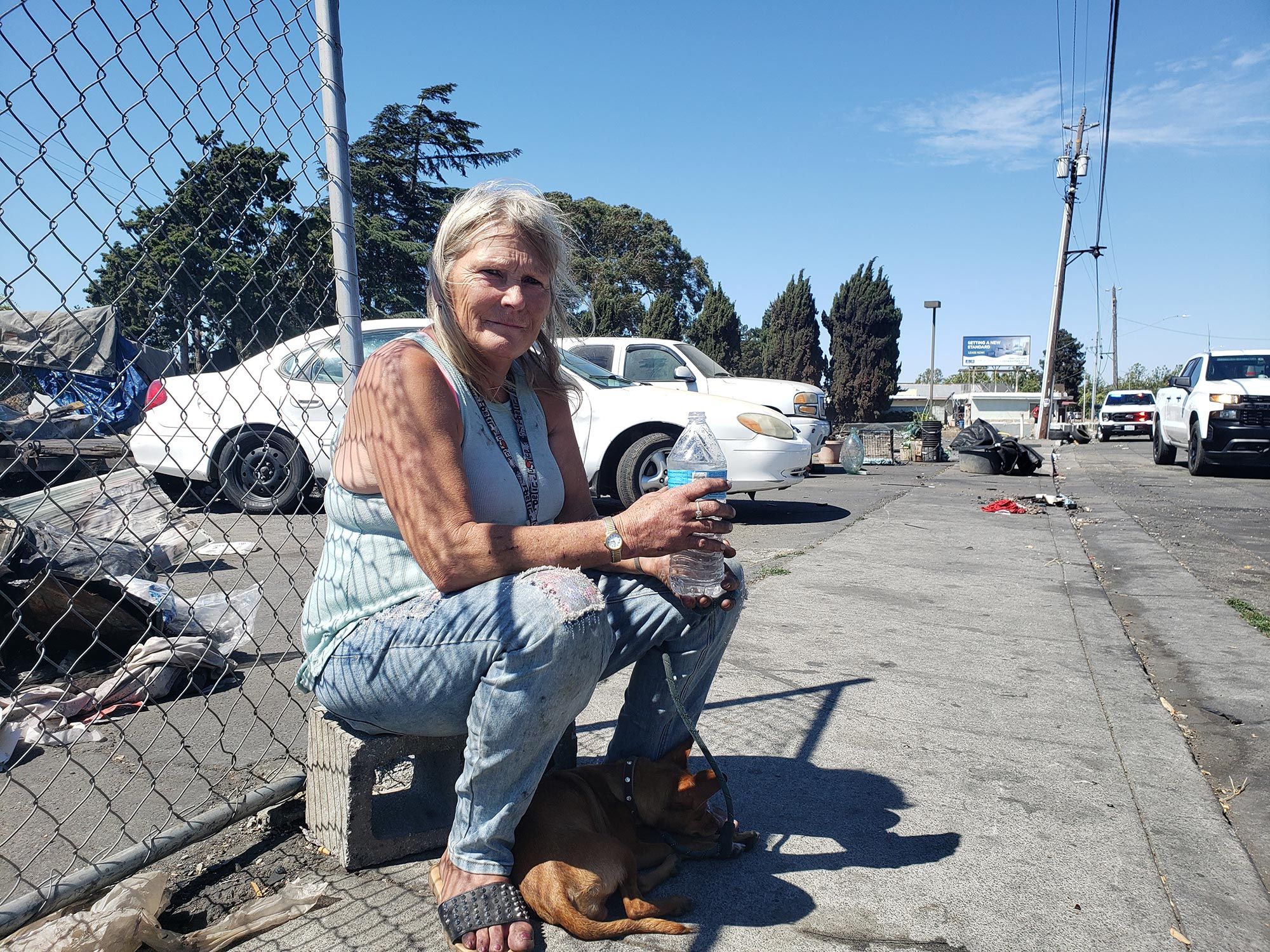 Sherri Kelly, who was a resident of a homeless camp on Couch Street 
