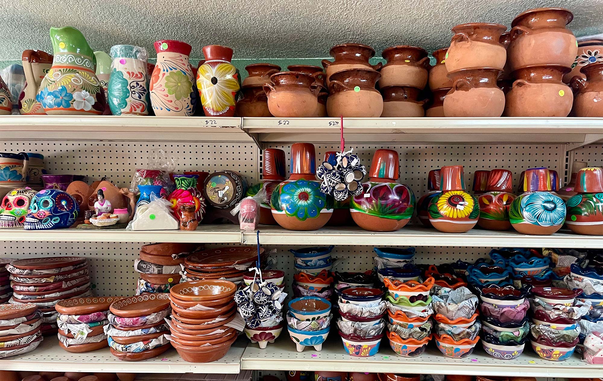Cerámica a la venta en Artesanía Tonala.