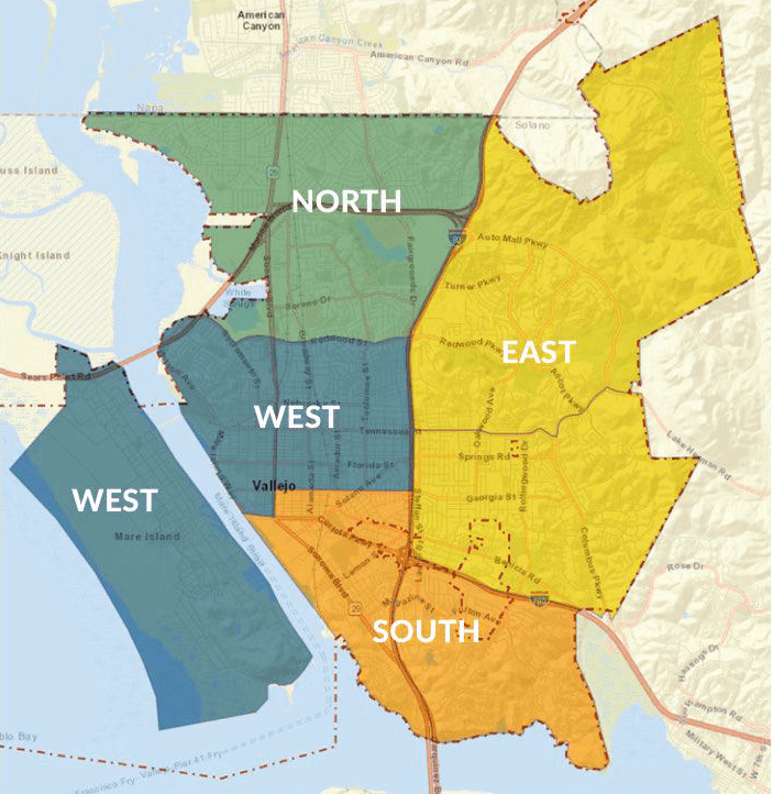 Under a new proposal, the Vallejo Police Department’s current Eastern and Southern beats would be covered by the sheriff’s office.