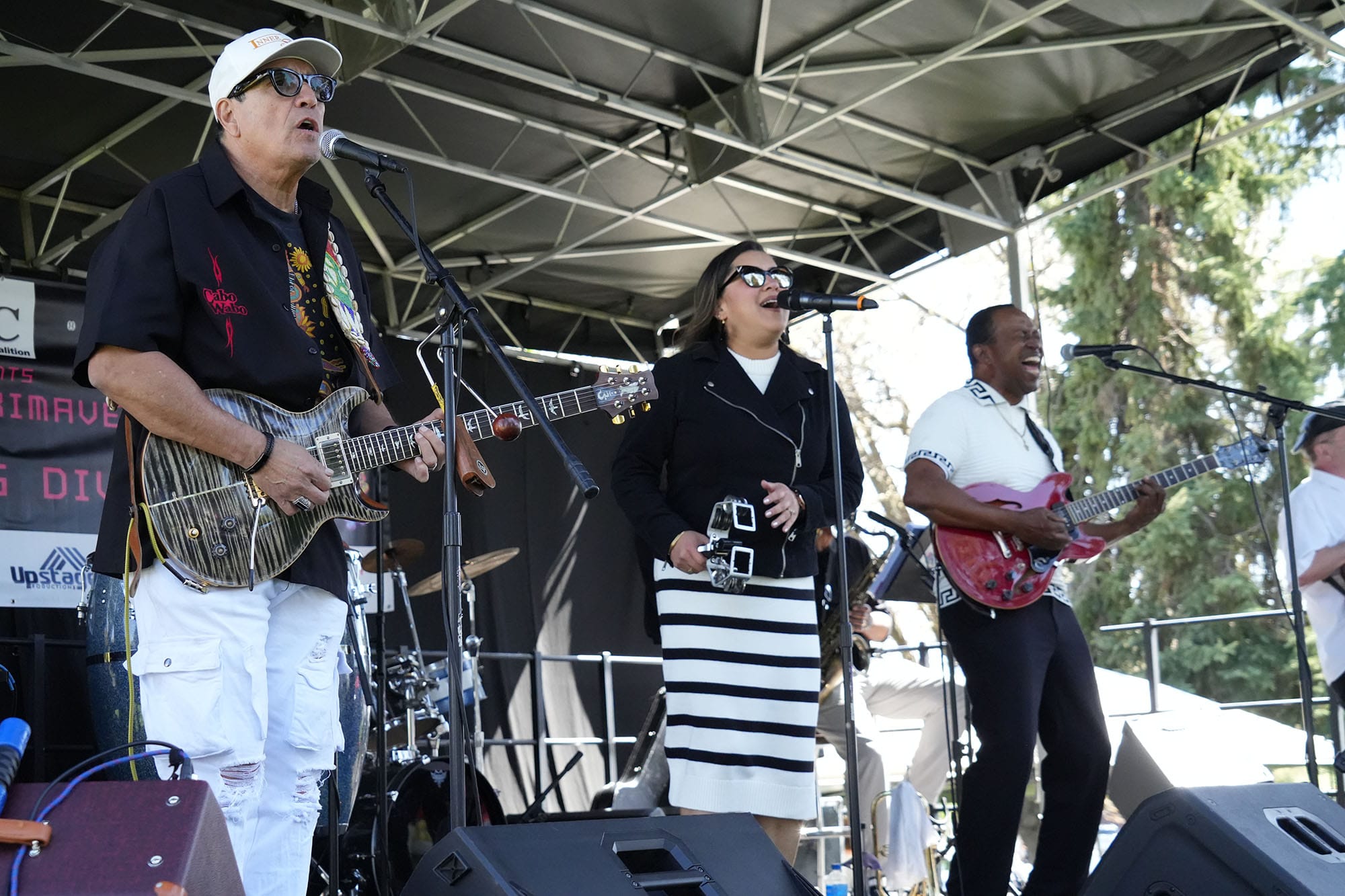 Members of the group Innersoul perform during the Fiestas Primavera event in Benicia
