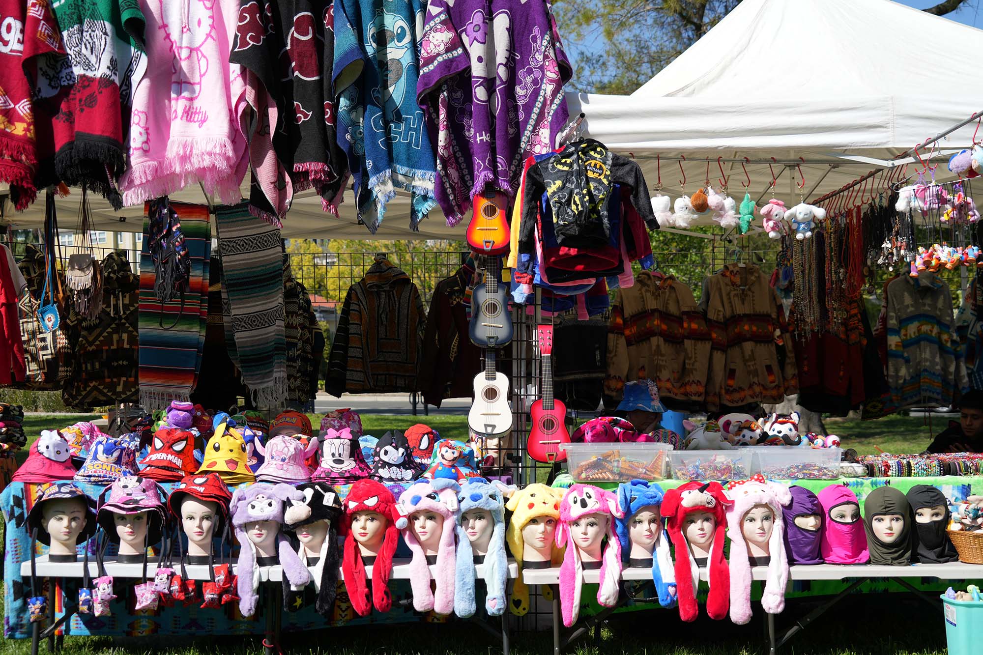 A vendor at the Fiestas Primavera event in Benicia on Saturday.