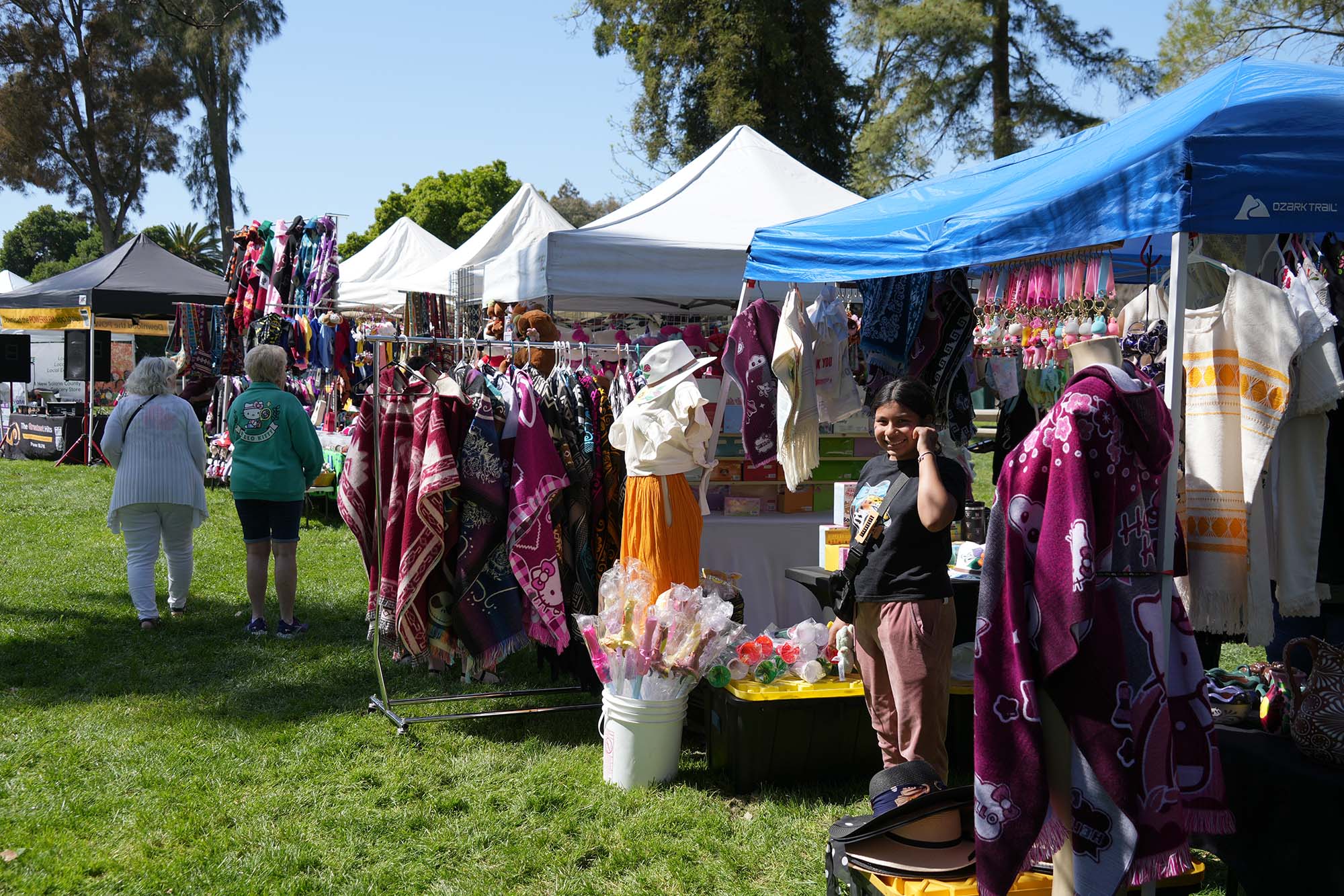 Vendors at the Fiestas Primavera event in Benicia on Saturday. 