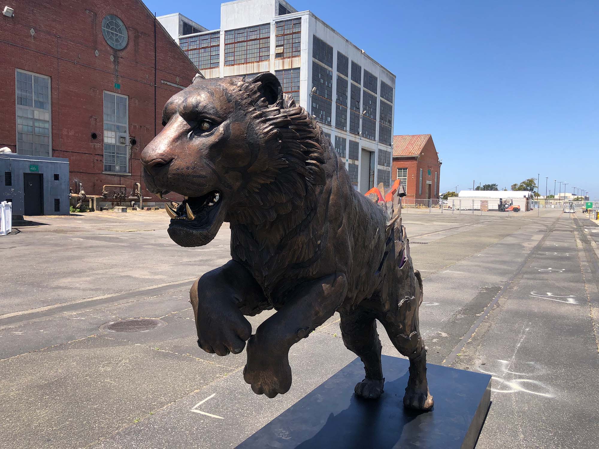 Sonny Behan's "Abhaya" sculpture.