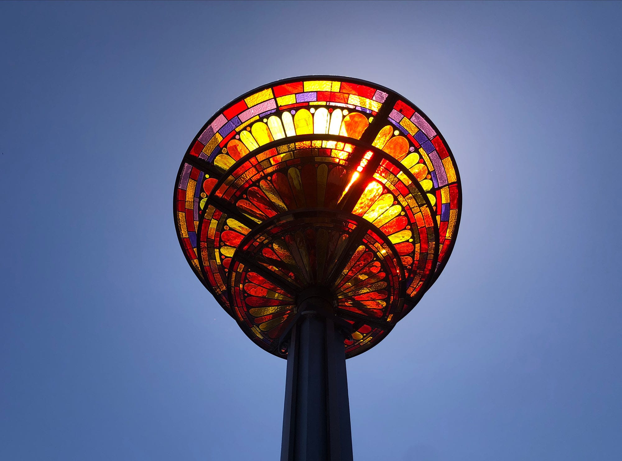 David Oliver's "Beacon" sculpture. 