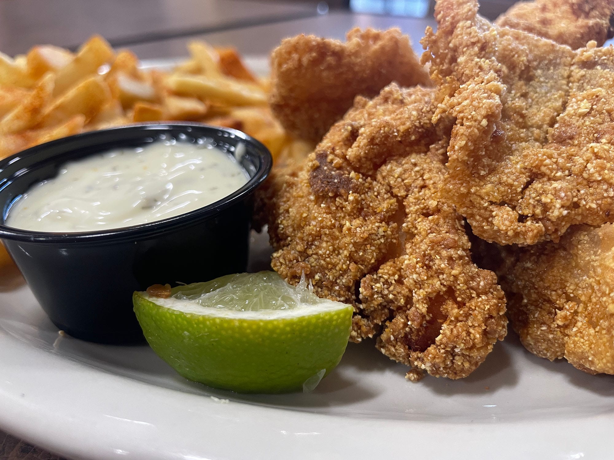 Fried catfish at Epale Taqueria & Seafood. 