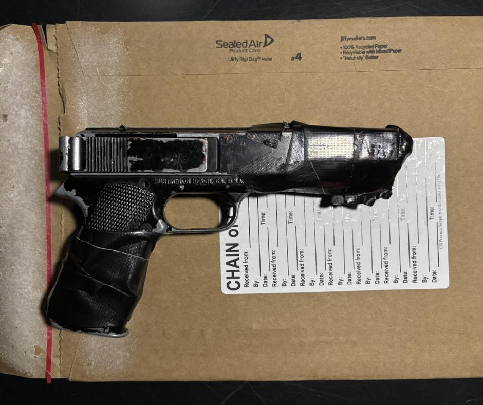 A pellet gun Alexander Schumann was allegedly holding when he was shot by Vallejo police.