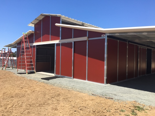  a new cow barn at Loma Vista Farms