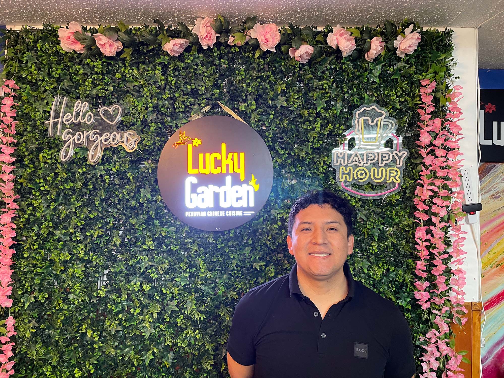 Edson Vega, propietario del restaurante Lucky Garden Peruvian Cuisine.