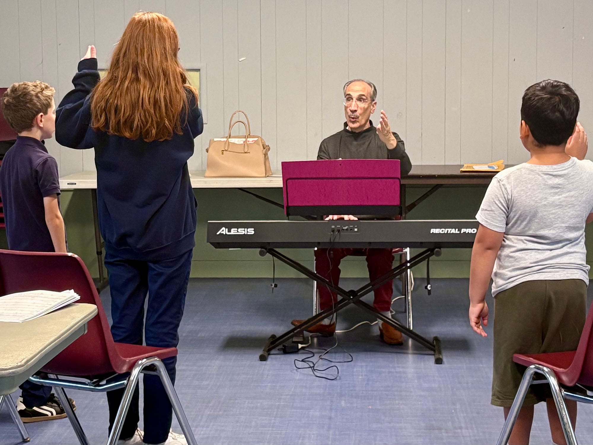 John Montenero directing the Campanelli Youth Choir.