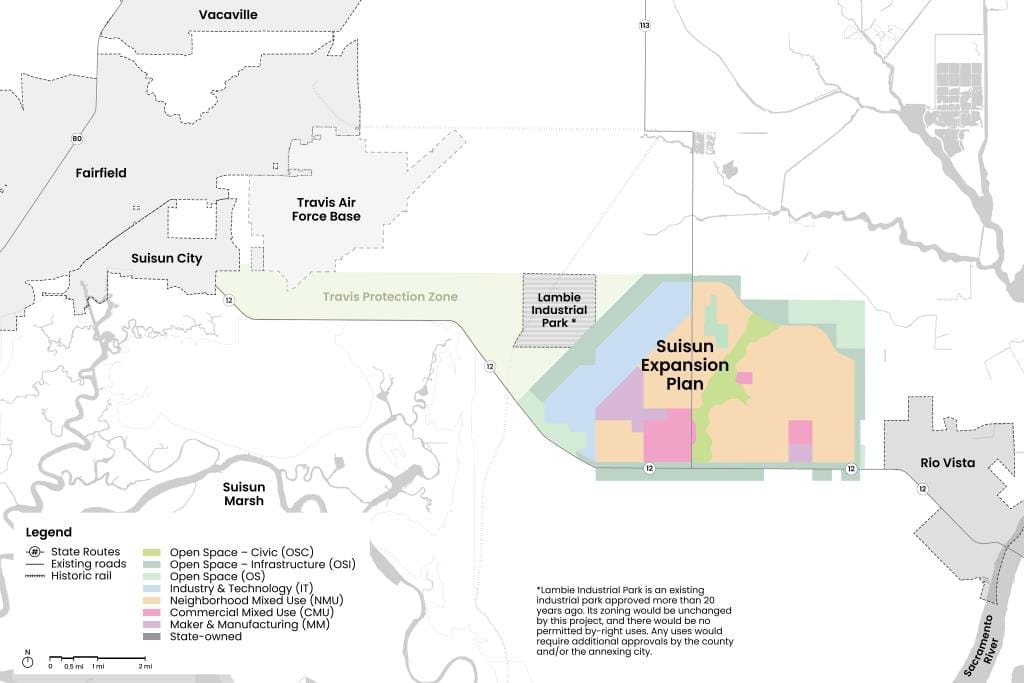 Suisun City proposed expansion. Image source Suisun City