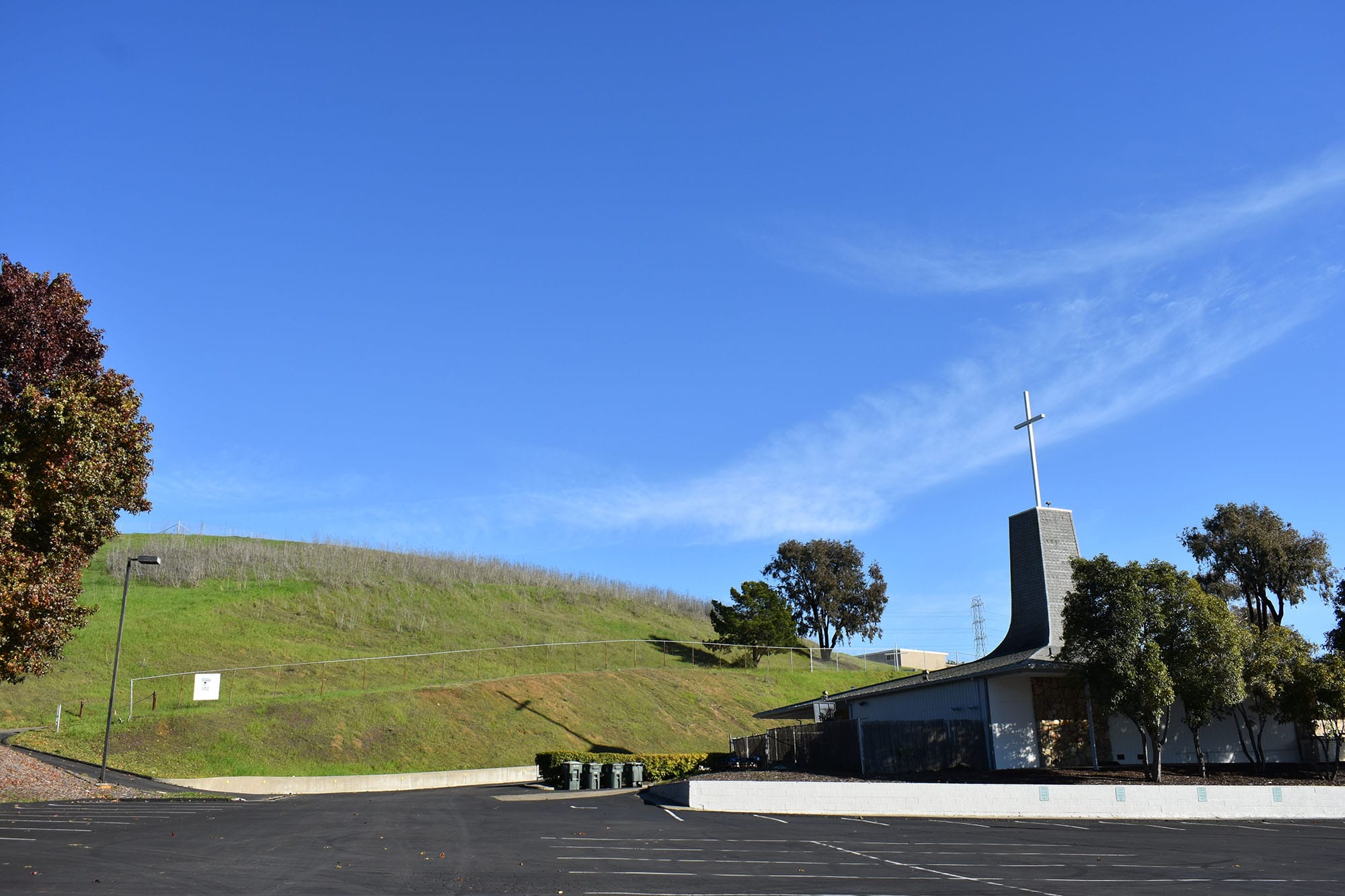 The large plot of land behind The Hill Vallejo. 