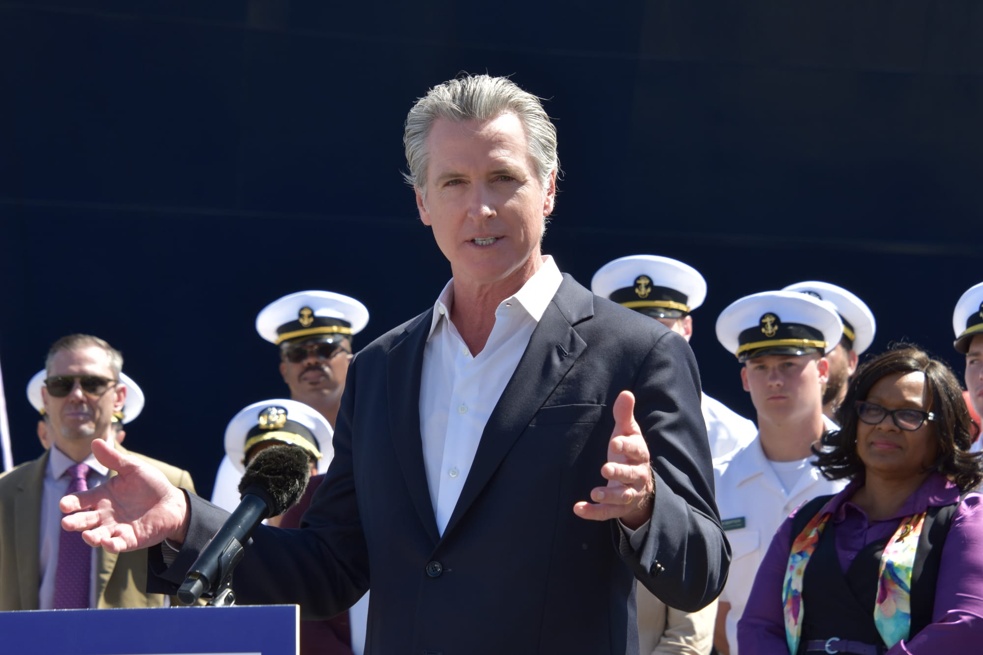 Gov. Gavin Newsom announces shipbuilding award in Vallejo for Mare Island and Cal Poly Maritime Academy